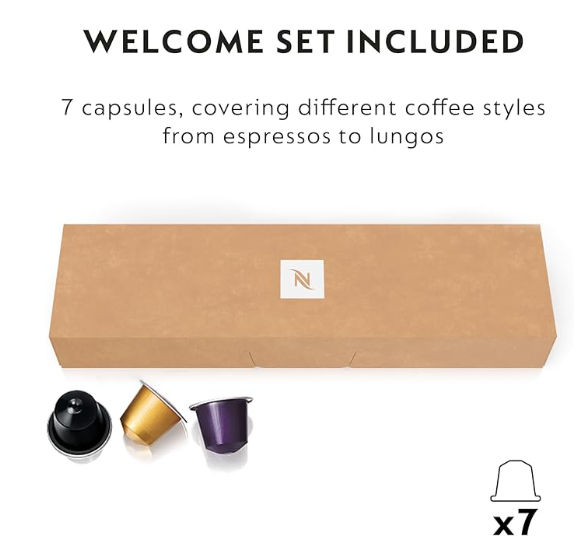 Nespresso Pixie Coffee Pod Machine by Krups in Dark Green XN3063G0, 19-Bar High Pressure