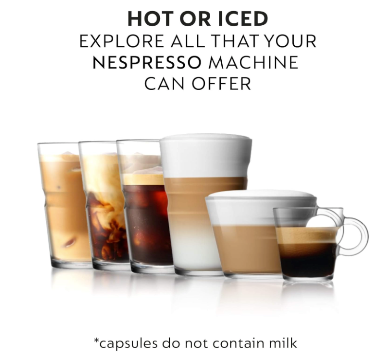Nespresso Ristretto Coffee Capsules Pods Original, 50 Pods