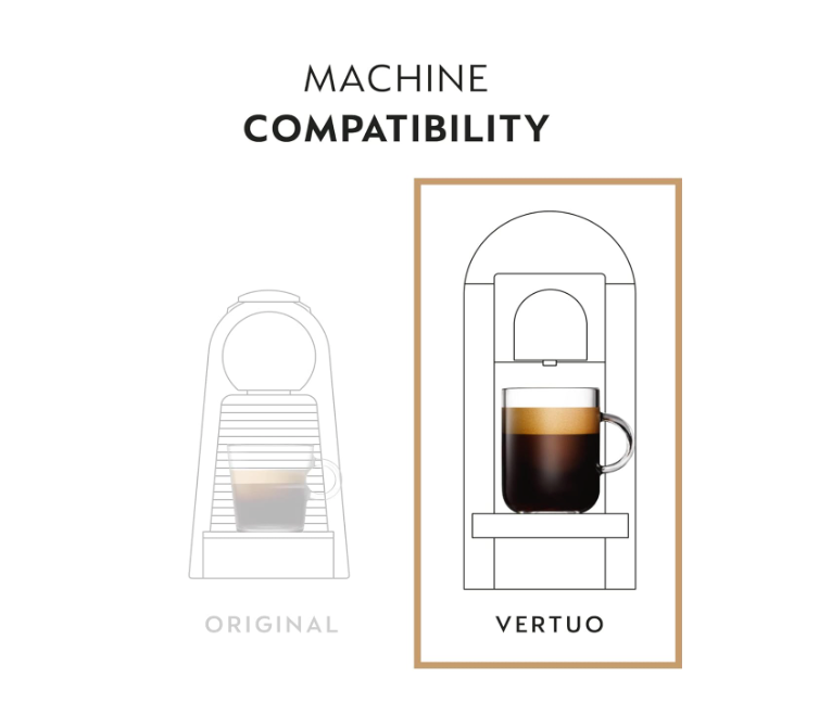 Nespresso Capsules Vertuo, Barista Flavored Pack, Medium Roast Coffee, 30 Count Coffee Pods