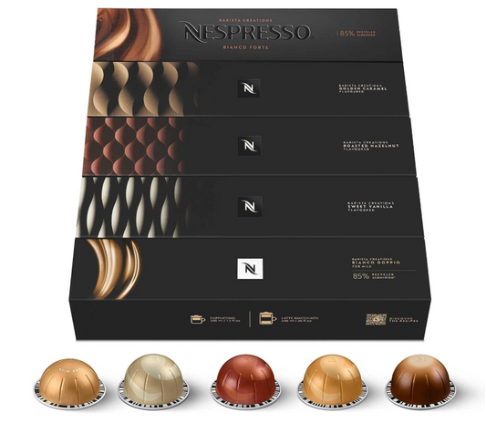 Nespresso Vertuo Barista Creations Assortment of 50 Capsules